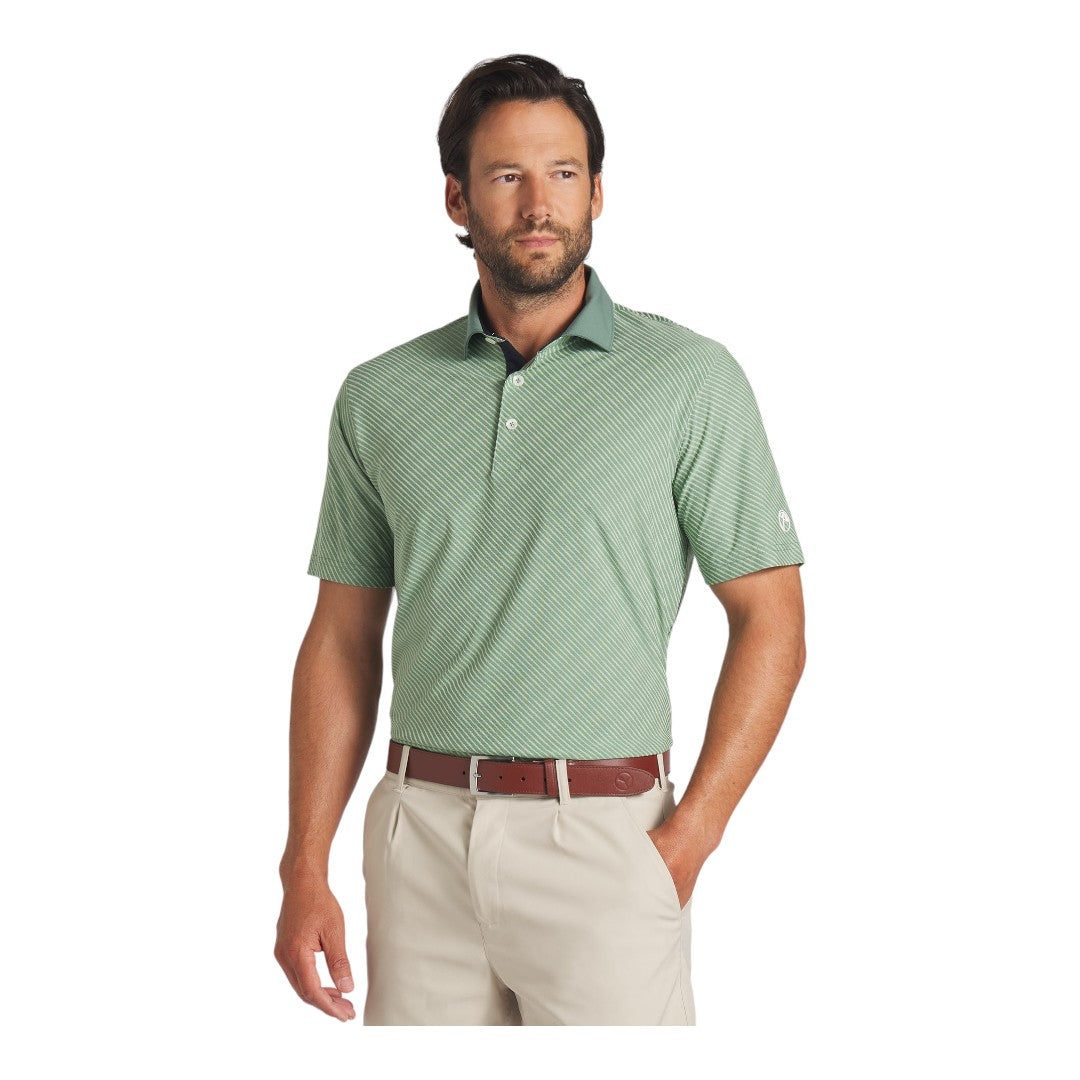 Puma X Arnold Palmer Jacquard Stripe Golf Polo Shirt 623953
