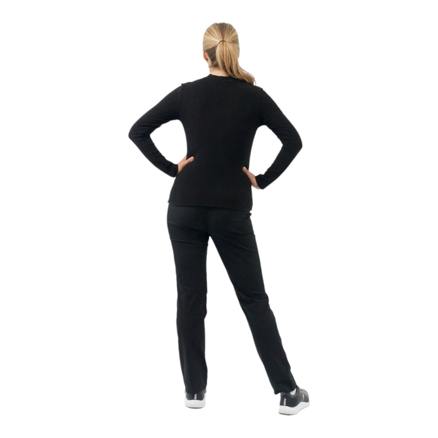 Pure Golf Ladies Fern Super Soft Mini Mock Neck Golf Top PG-38502