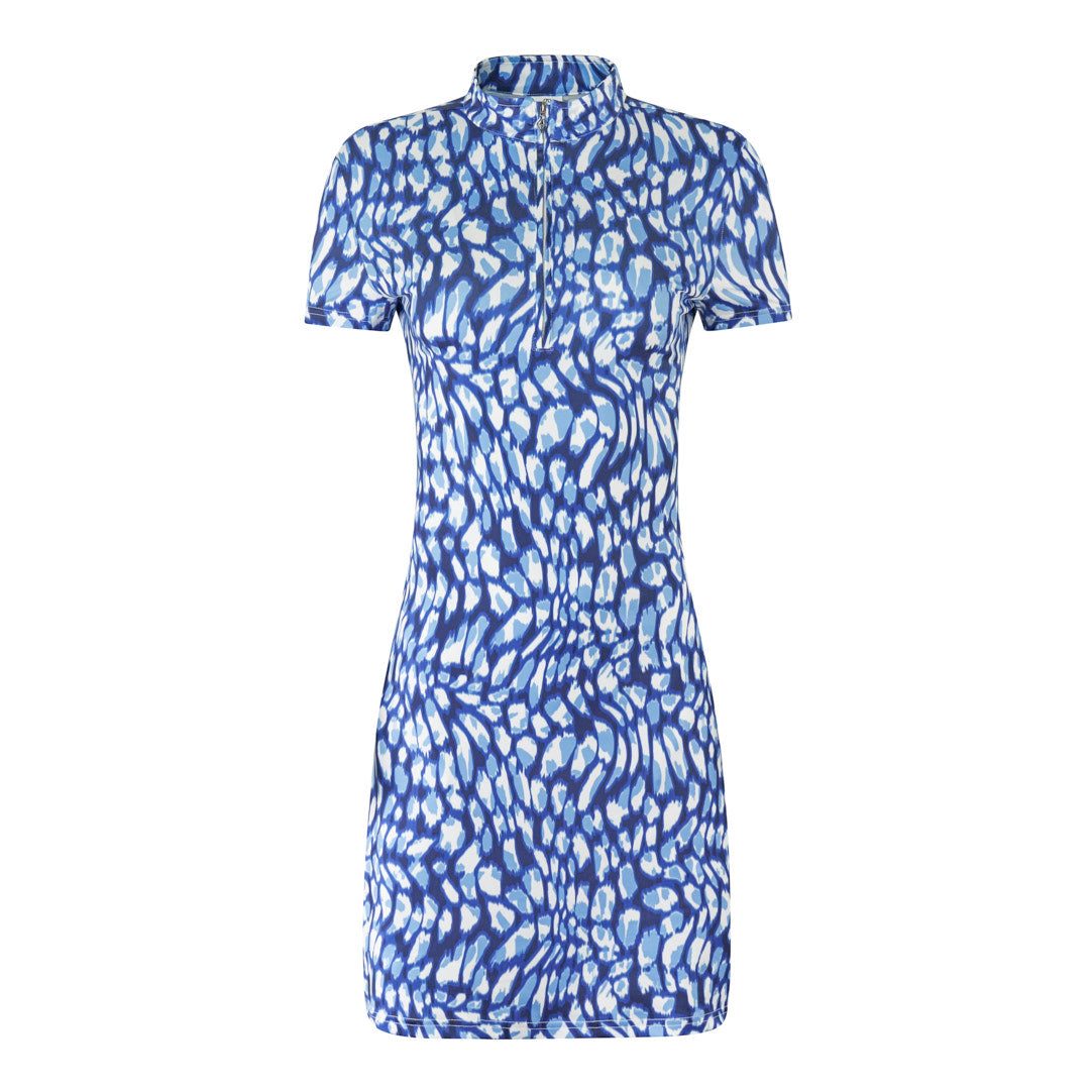 Pure Golf Ladies Rena Cap Sleeve Golf Dress PG-42314 | Leopard Lake 535 Clarkes Golf Pure Golf Ladies Rena Cap Sleeve Golf Dress PG-42314 | Leopard Lake 535 Clarkes Golf
