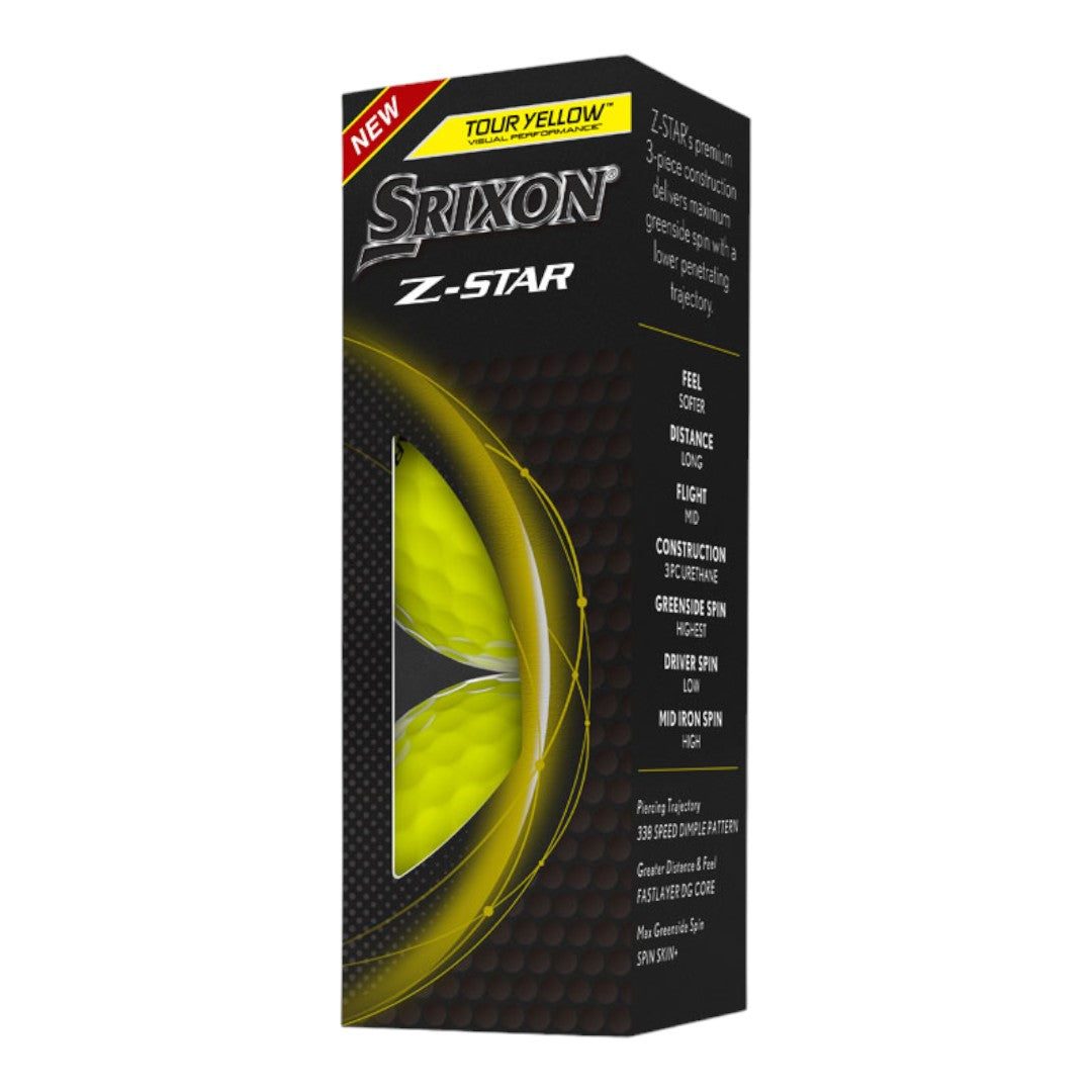 Srixon 2024 Z Star Golf Balls | Yellow