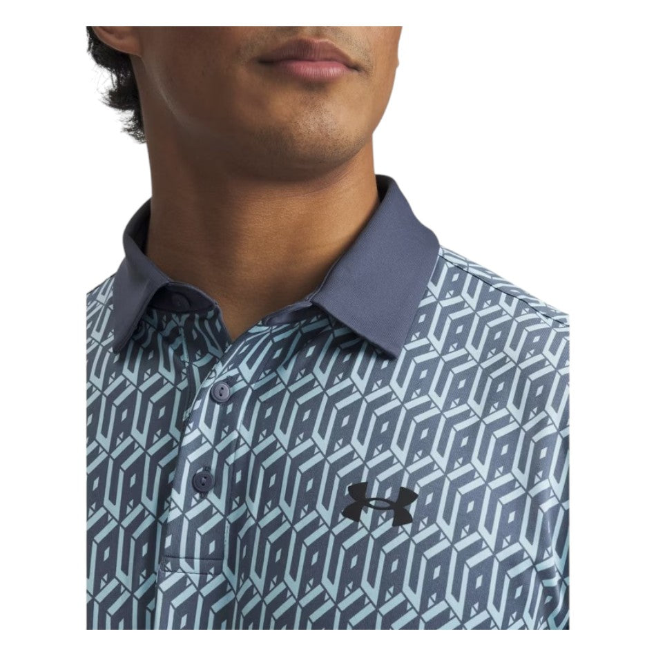 Under Armour Playoff 3.0 Printed Golf Polo Shirt 1378677