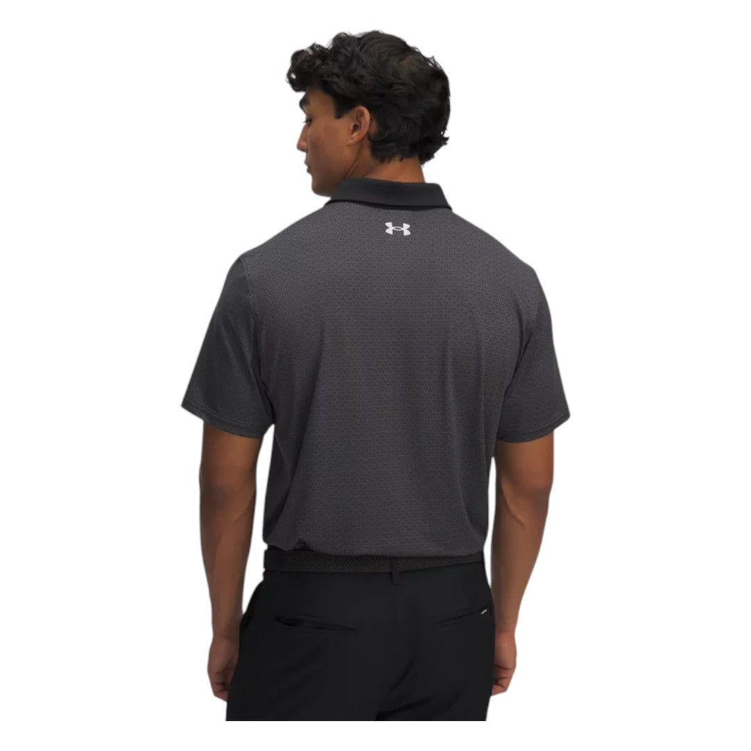 Under Armour Tee To Green Printed Golf Polo Shirt 1383715
