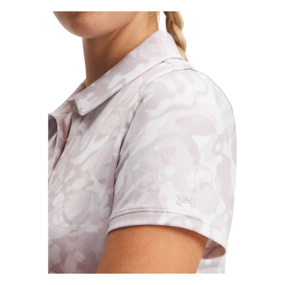 Under Armour Ladies Playoff 3.0 Printed Golf Polo Shirt 1387148