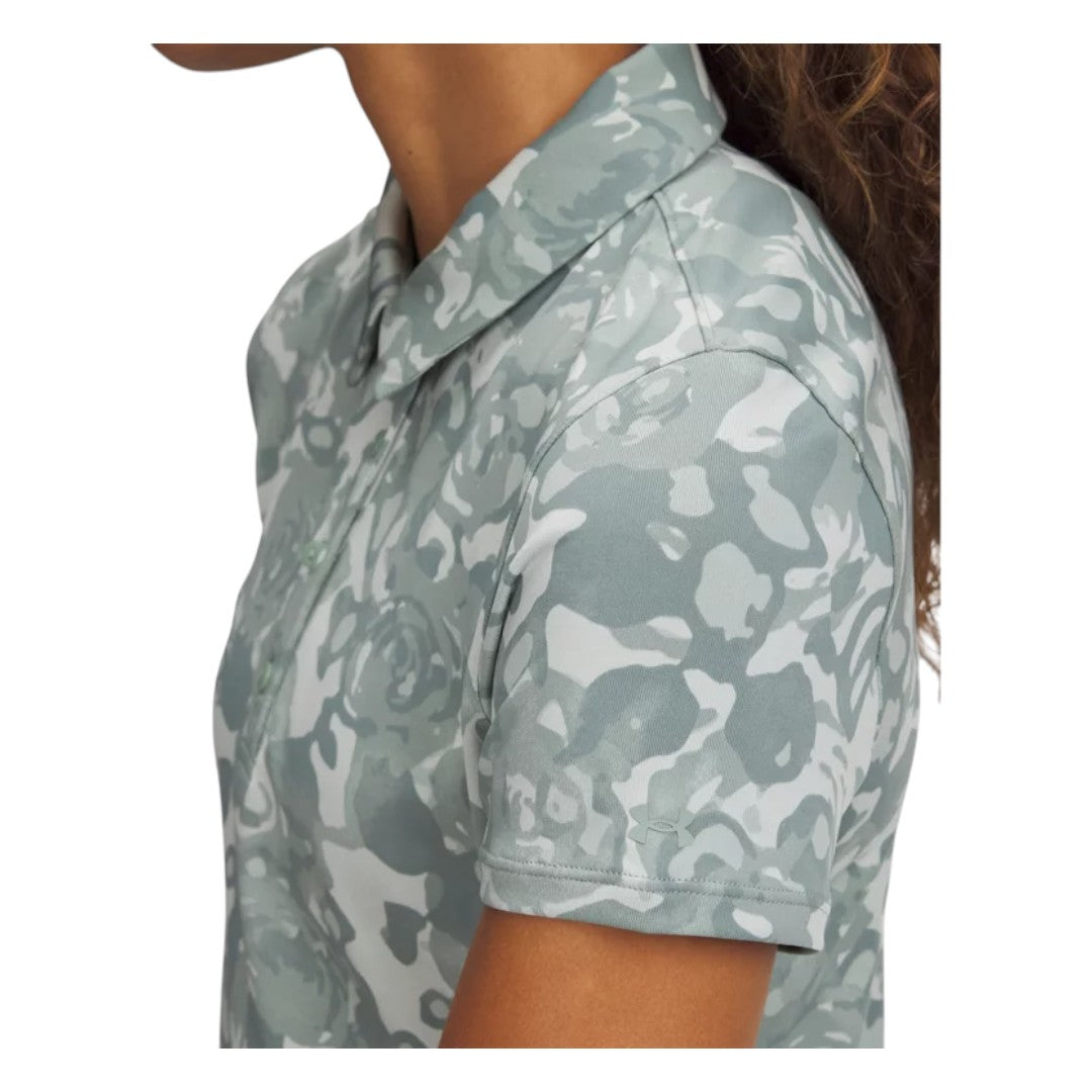 Under Armour Ladies Playoff 3.0 Printed Golf Polo Shirt 1387148