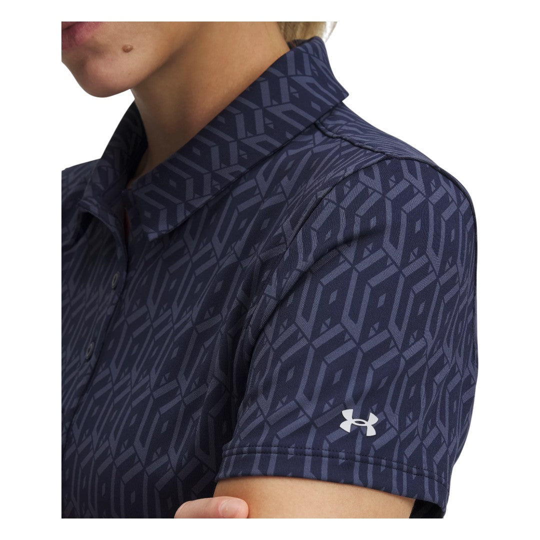 Under Armour Ladies Playoff 3.0 Printed Golf Polo Shirt 1387148