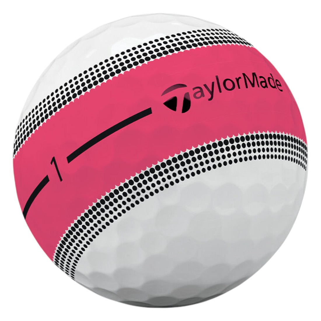 Taylormade 2025 Tour Response Stripe Golf Balls | Neon Pink