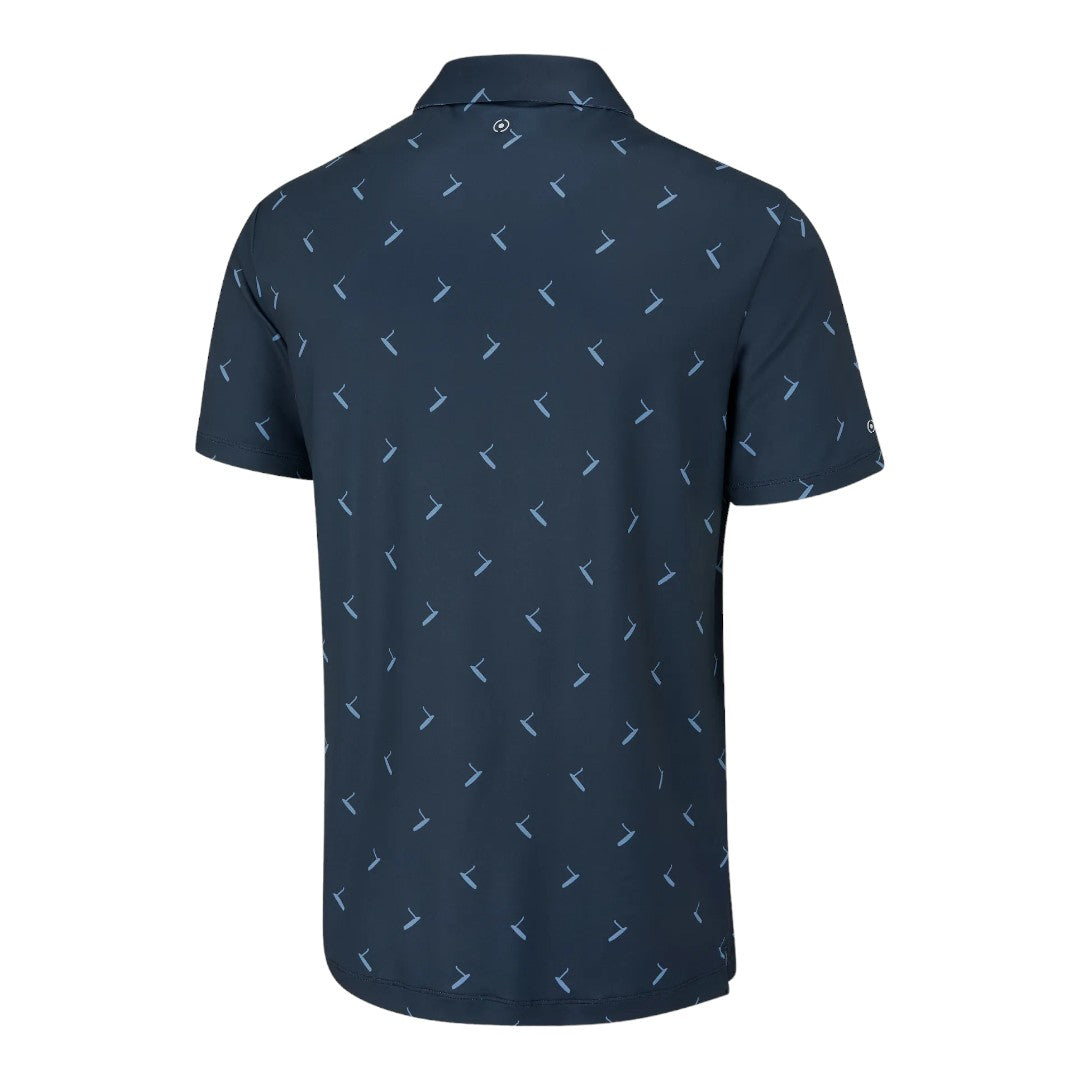 Ping Gold Putter Printed Golf Polo Shirt P03662
