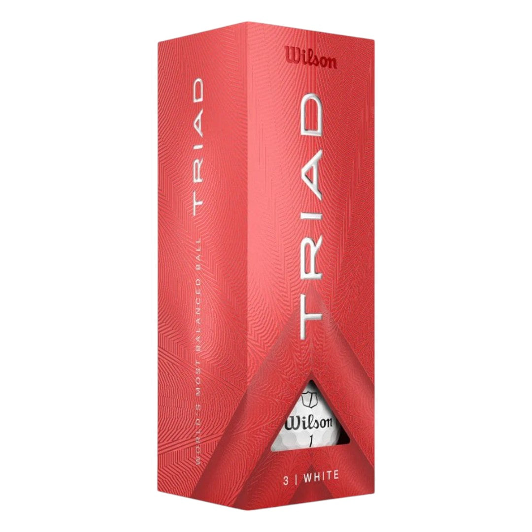 Wilson 2025 Staff Triad Golf Balls | White