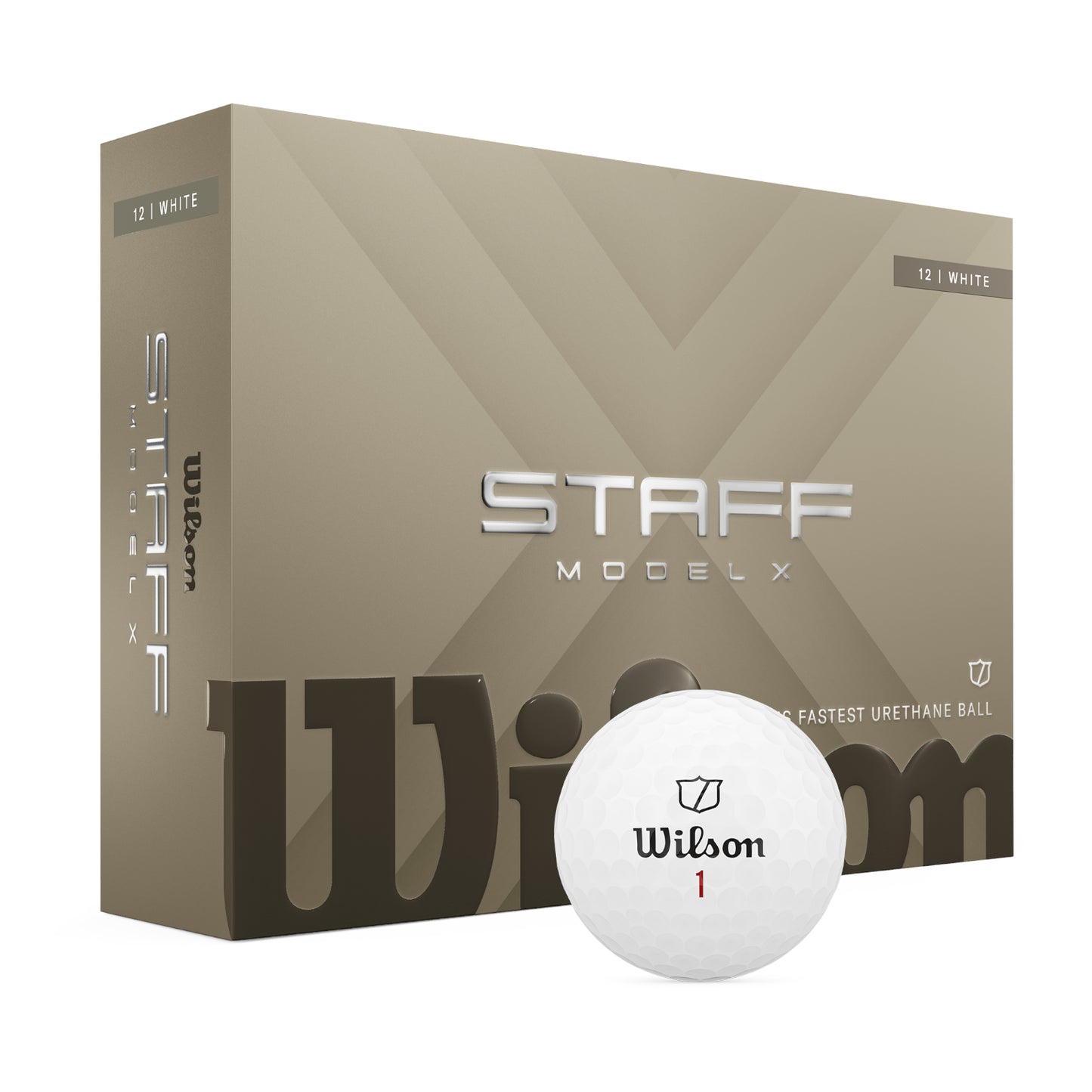 Wilson 2026 Staff Model X Golf Balls | White
