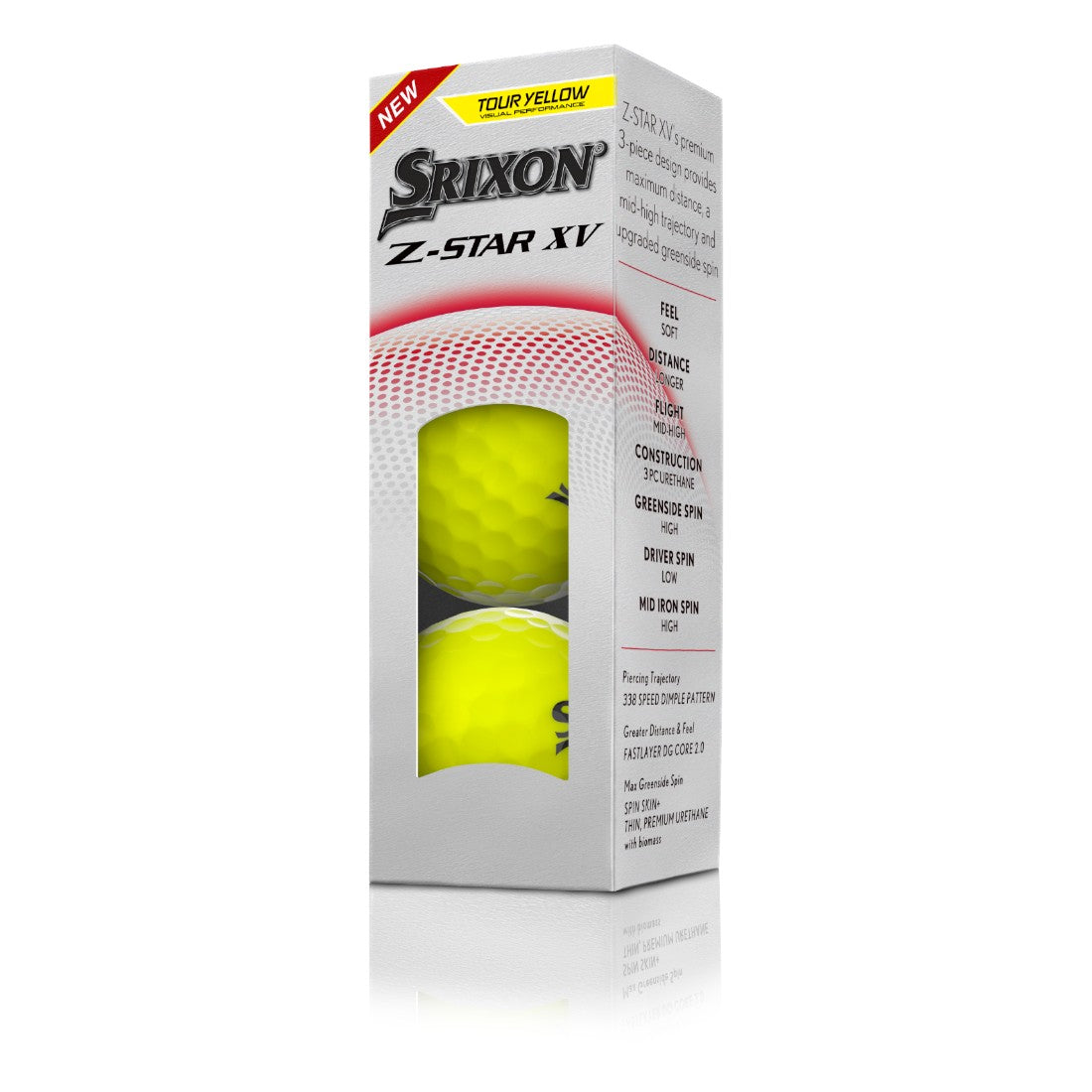 Srixon 2025 Z-Star XV Golf Balls | Yellow