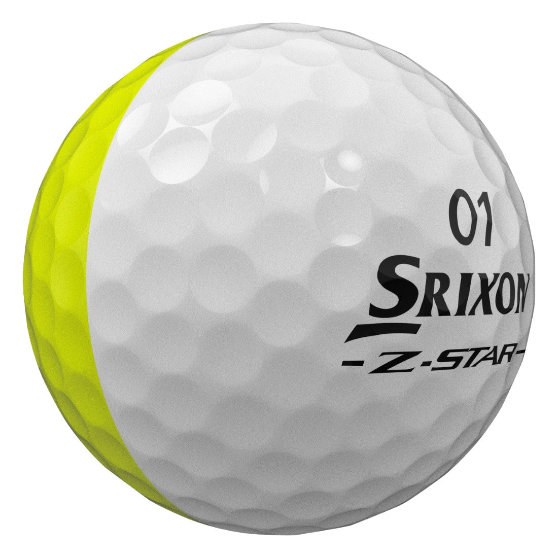 Srixon 2025 Z-Star Divide Golf Balls | Yellow/White