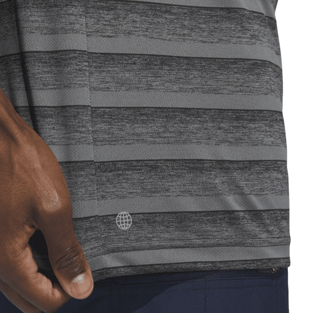 adidas 2-Colour Stripe Golf Polo Shirt HR8008