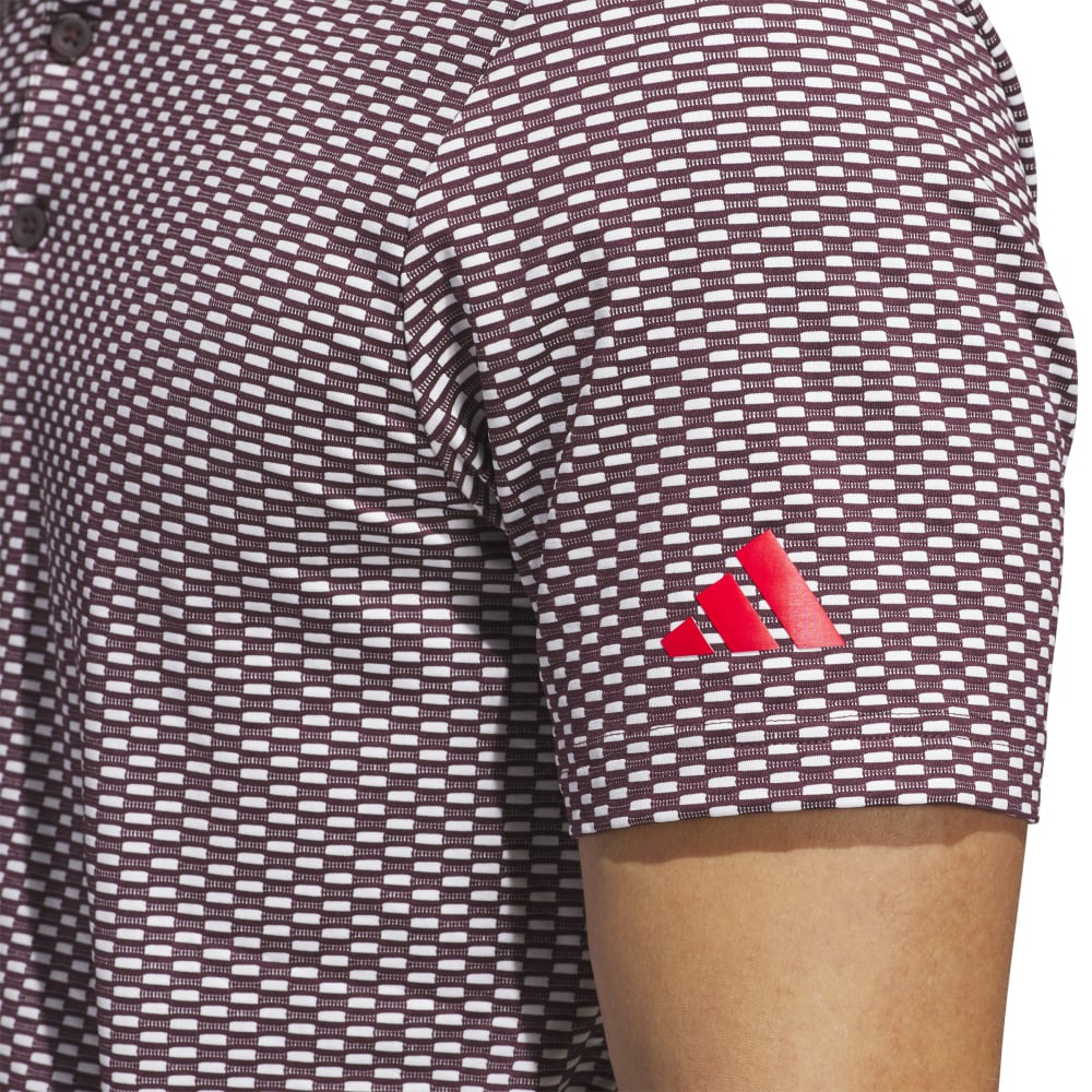 adidas Beyond Textured Golf Polo Shirt JF4881