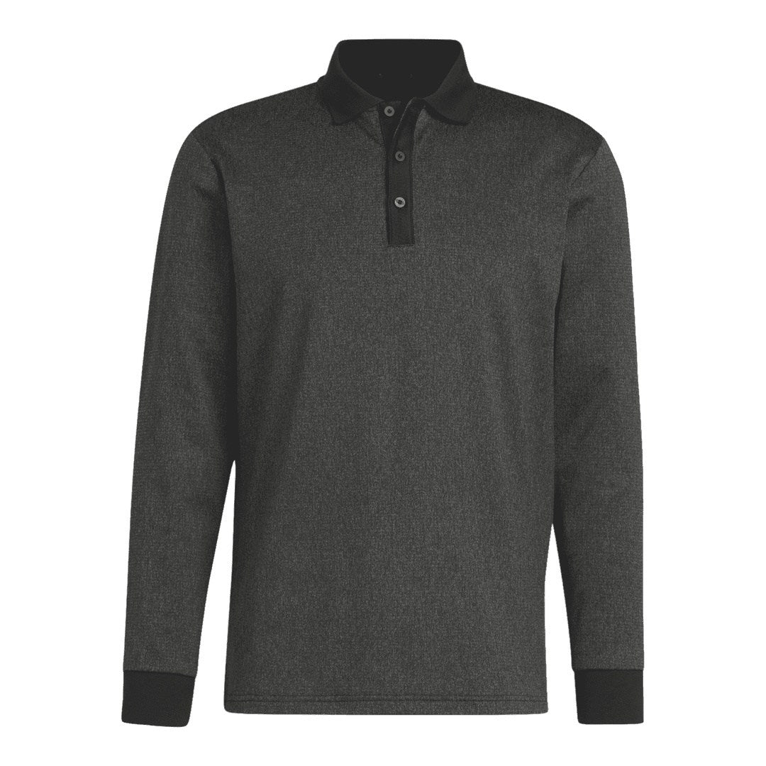 adidas Long Sleeve Heather Golf Polo Shirt IL9638