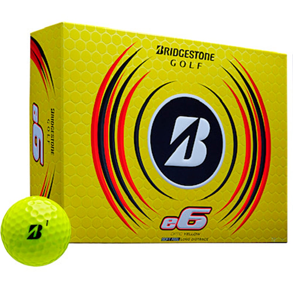 Bridgestone E6 Golf Balls | Yellow