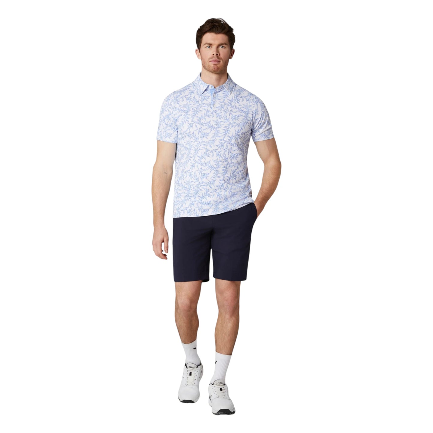 Callaway Chev Botonical Golf Polo Shirt CGKSG070