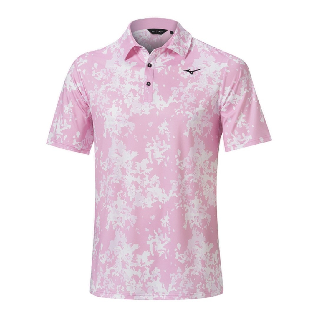 Mizuno Floral Golf Shirt 52GAA004