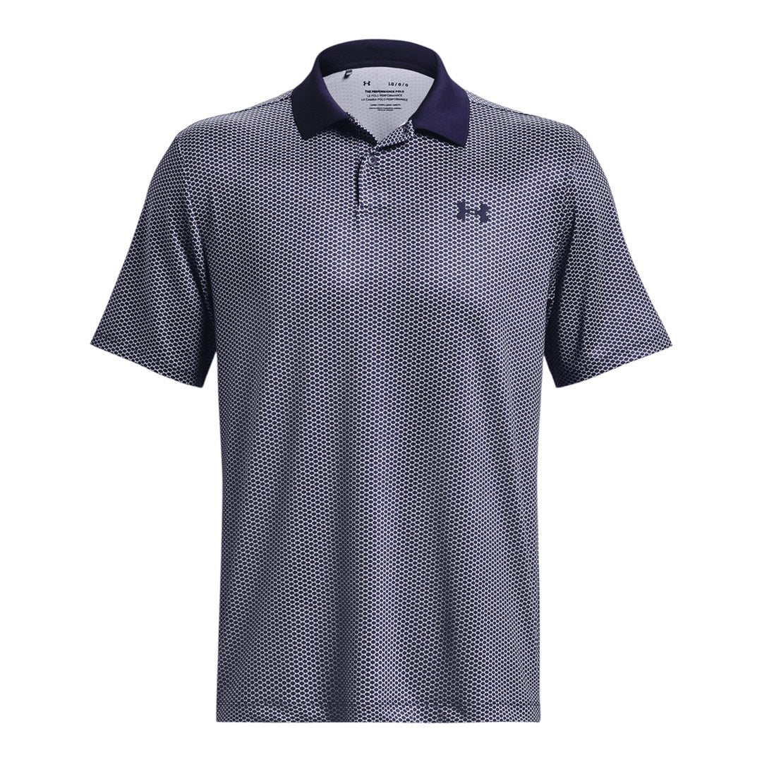 Under Armour Performance 3.0 Printed Golf Polo Shirt 1377377