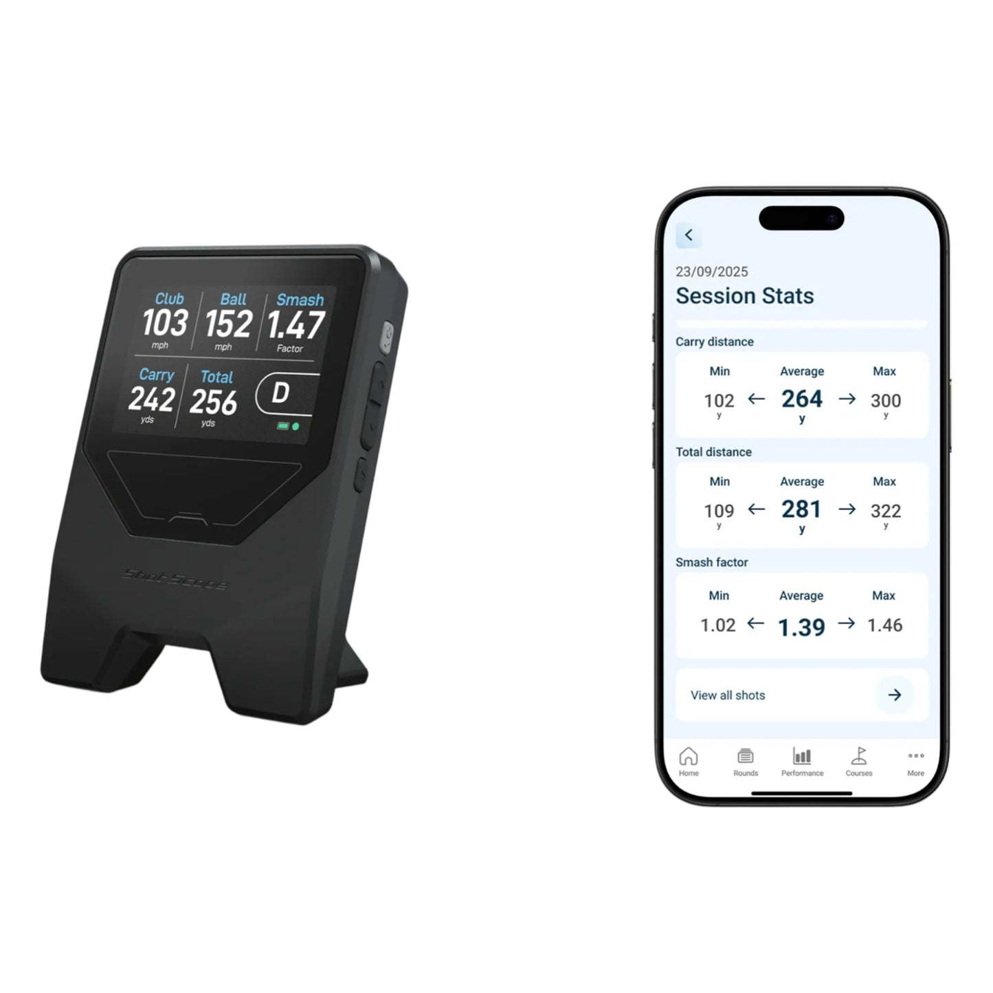 Shot Scope LM1 Golf Launch Monitor