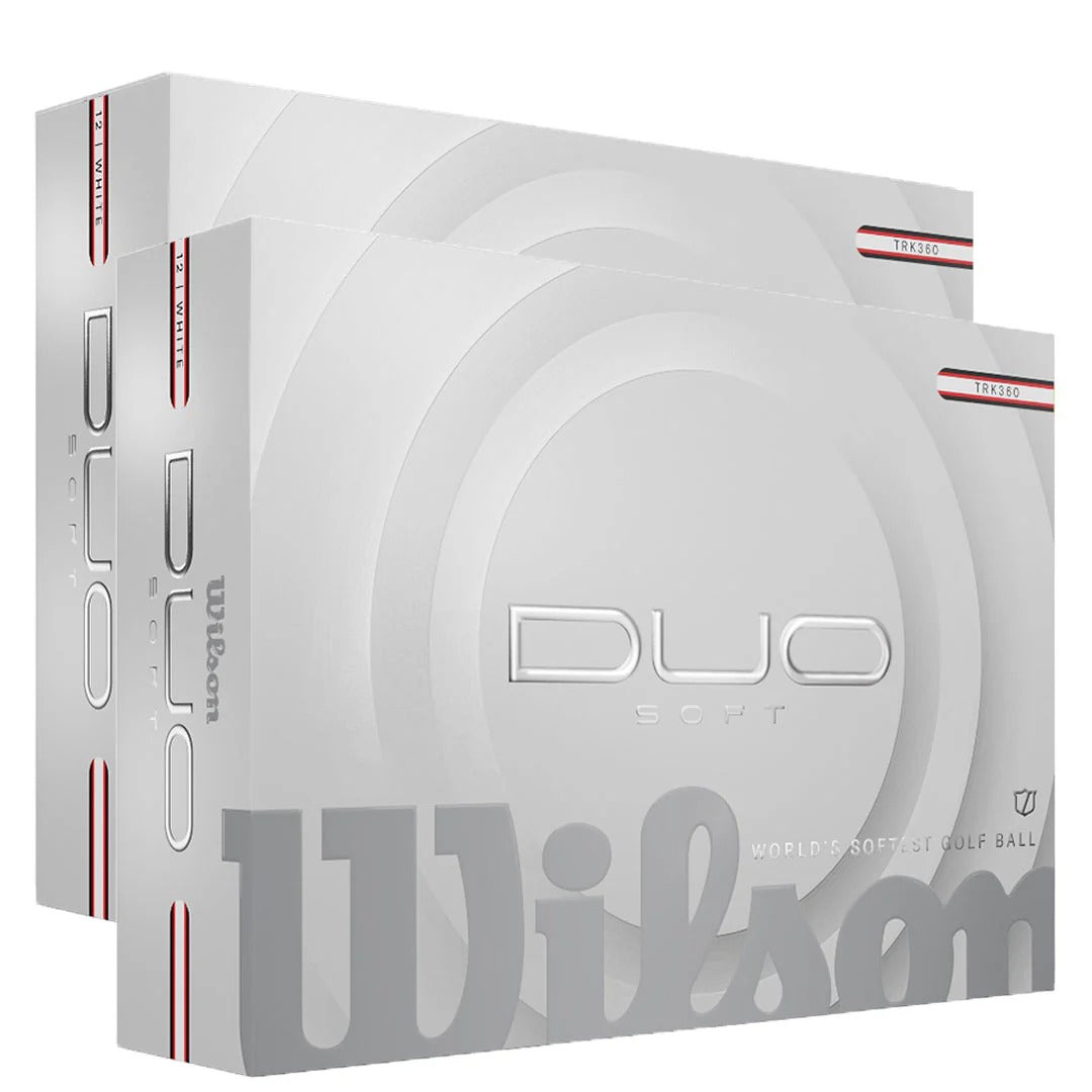 Wilson 2025 Duo Soft TRK360 Golf Balls | Double Dozen