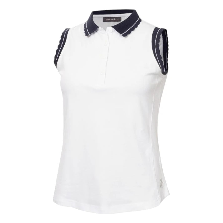 Green Lamb Ladies Octavia Sleeveless Club Polo Shirt SG25066