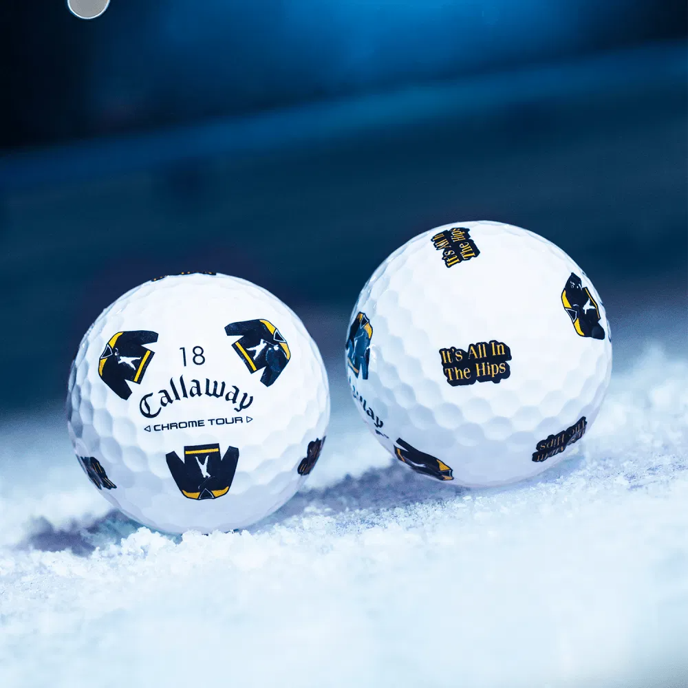 Callaway Happy Gilmore 2 "It's All In The Hips" Chrome Tour Golf Balls