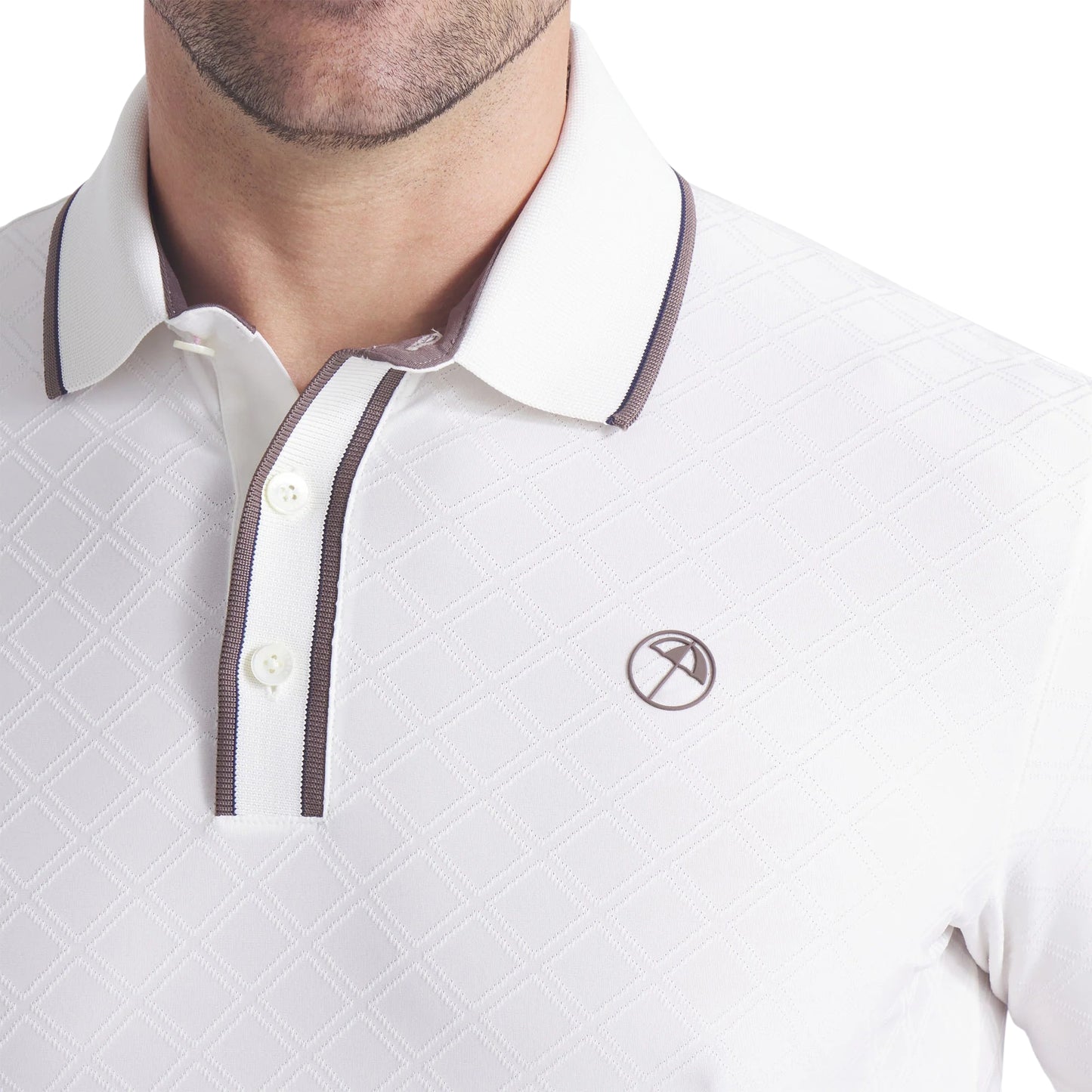 Puma X Arnold Palmer Tipped Jacquard Golf Polo Shirt 630179