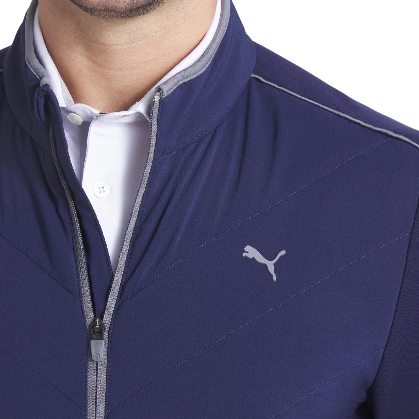Puma Cloudspun Fleece Hybrid Golf Jacket 632286