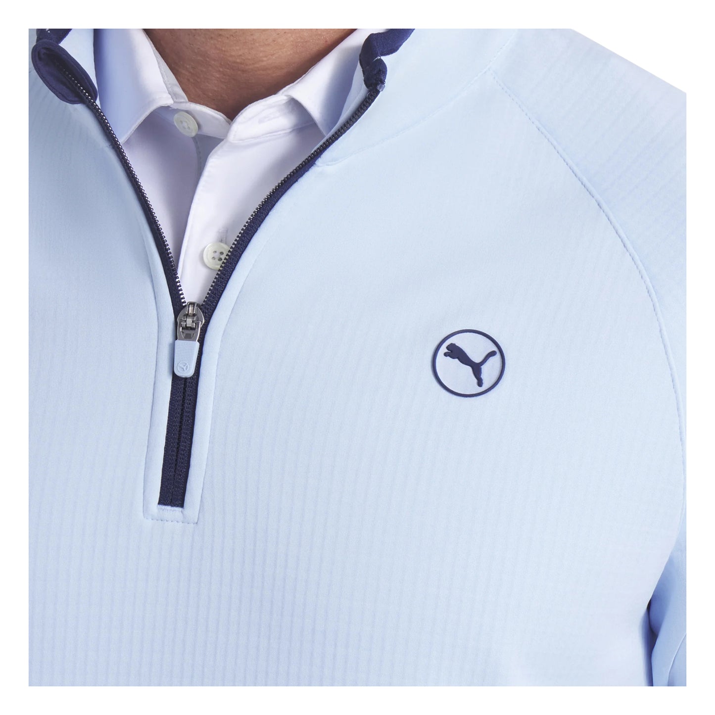 Puma Waffle Fleece 1/4 Zip Golf Midlayer 632266