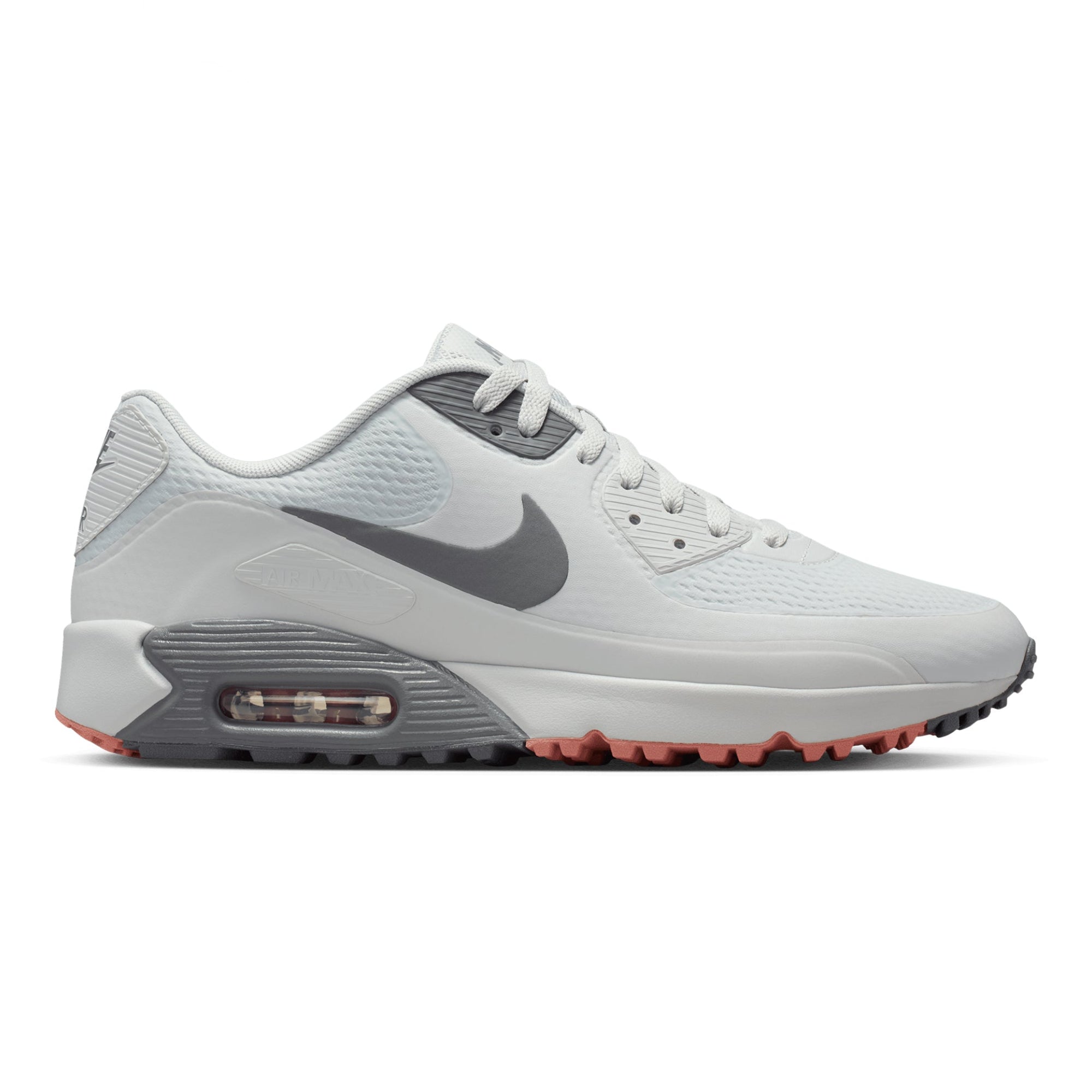 Nike Air Max 90G Golf Shoes HV9305 Photon Dust/Pencil Point/Red Nike Air Max 90G Golf Shoes HV9305 Photon Dust/Pencil Point/Red