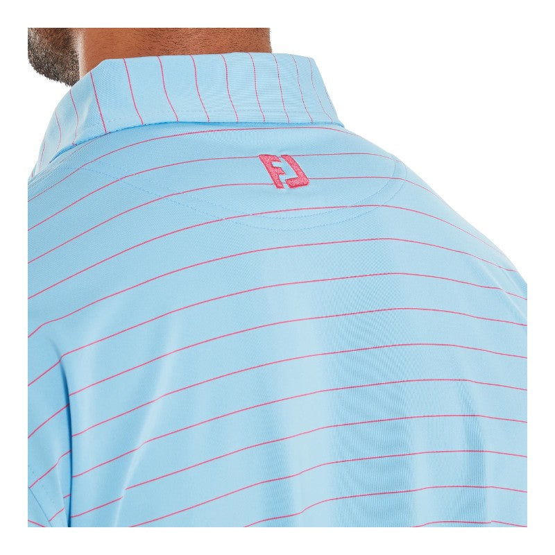 FootJoy Open Pinstripe Lisle Golf Polo Shirt 37796