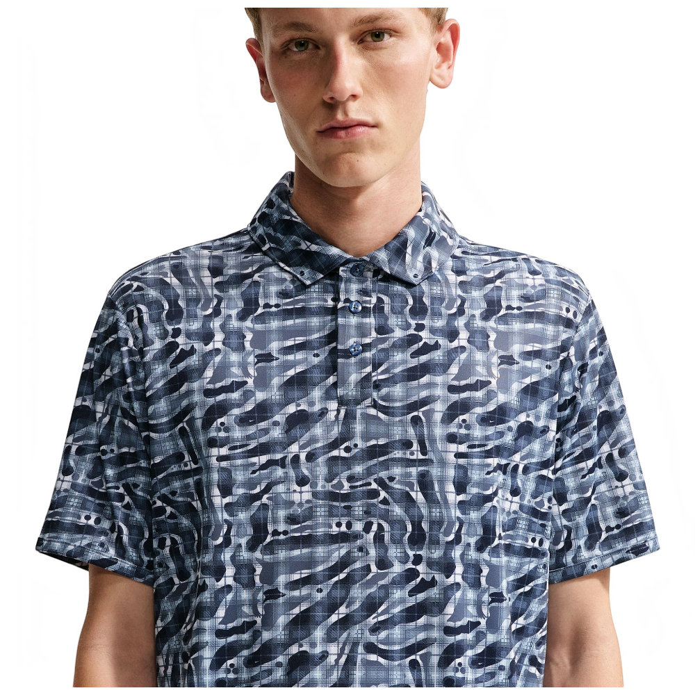 Nike Golf Par 5 Tartan Camo Golf Polo Shirt IO0691