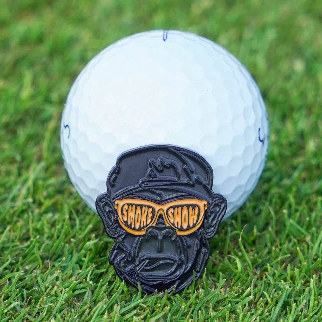 Skins Golf Smoke Show Black Ball Marker