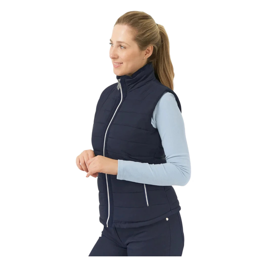 Pure Golf Ladies Hemisphere Faux Fur Collar Golf Gilet PG-58411