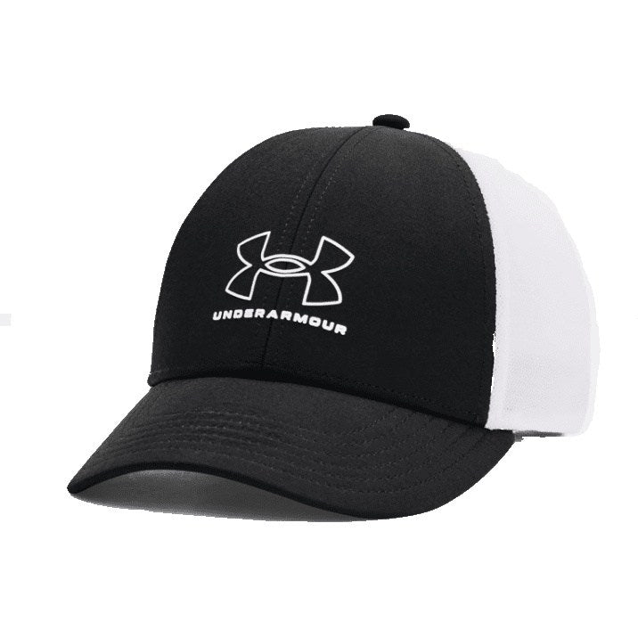 Ladies Under Armour Iso-Chill Driver Mesh Golf Cap 1369802 Black
