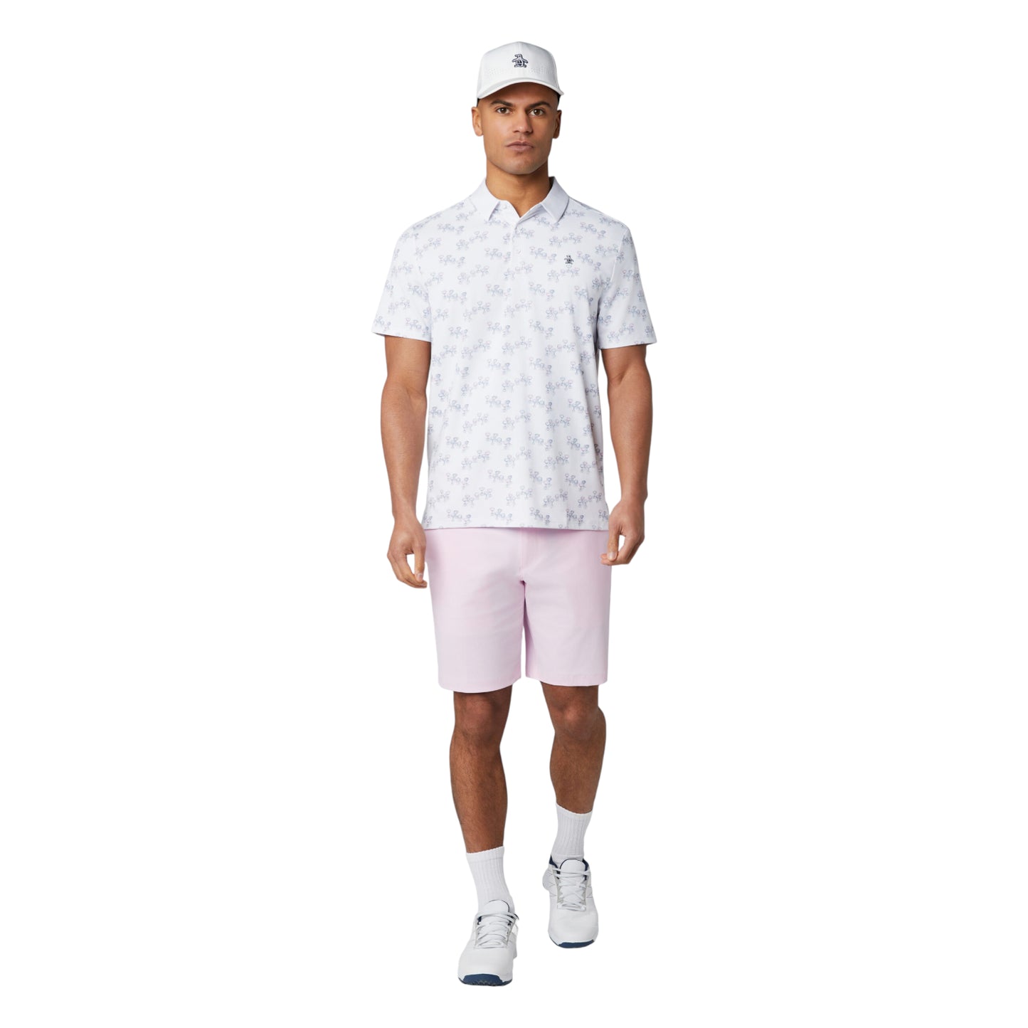 Original Penguin Aerial Cocktail Novelty Golf Polo Shirt OGKSG032