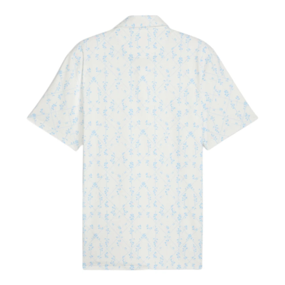 Puma Cloudspun Argyle Bloom Golf Polo Shirt 634854