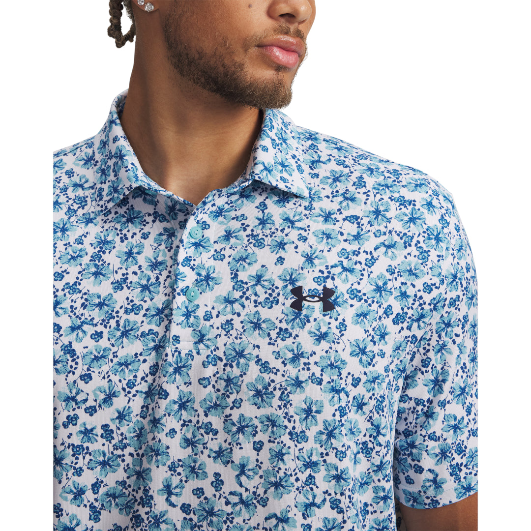 Under Armour Playoff 3.0 Printed Golf Polo Shirt 1378677