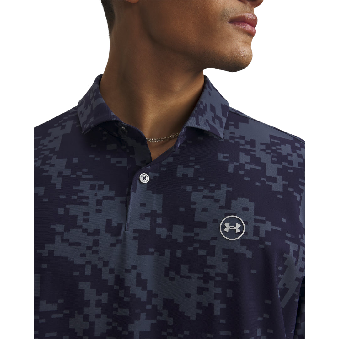 Under Armour Drive Chill Printed Golf Polo Shirt 6009724