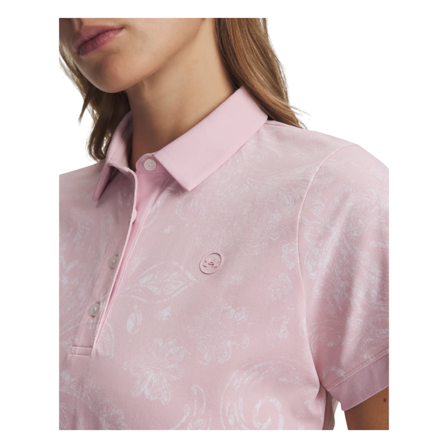 Under Armour Ladies Armour Dry Printed Golf Polo Shirt 6009806