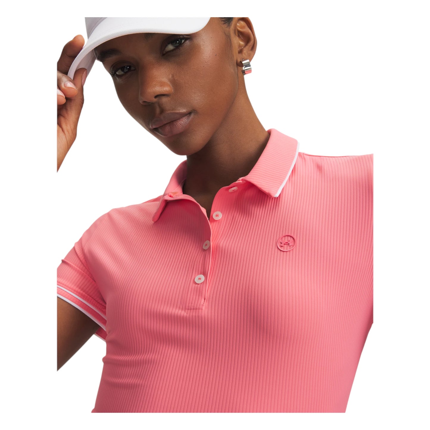 Under Armour Ladies Drive Chill Short Sleeve Golf Polo Shirt 6009835