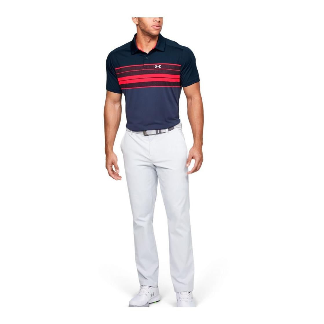 Under Armour Vanish Chest Stripe Golf Polo 1350972