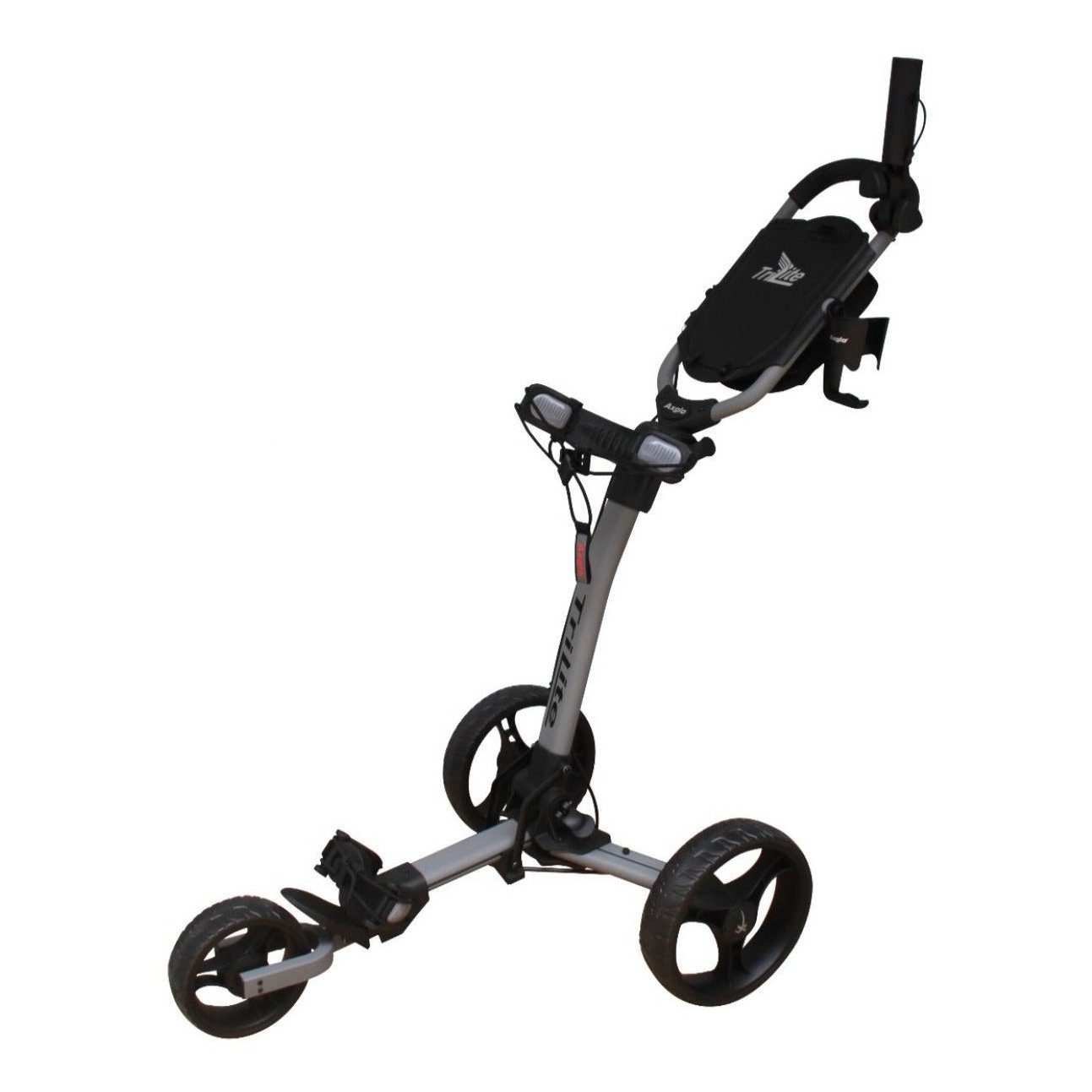 Axglo TriLite 3 Wheel Golf Trolley | Grey/Black