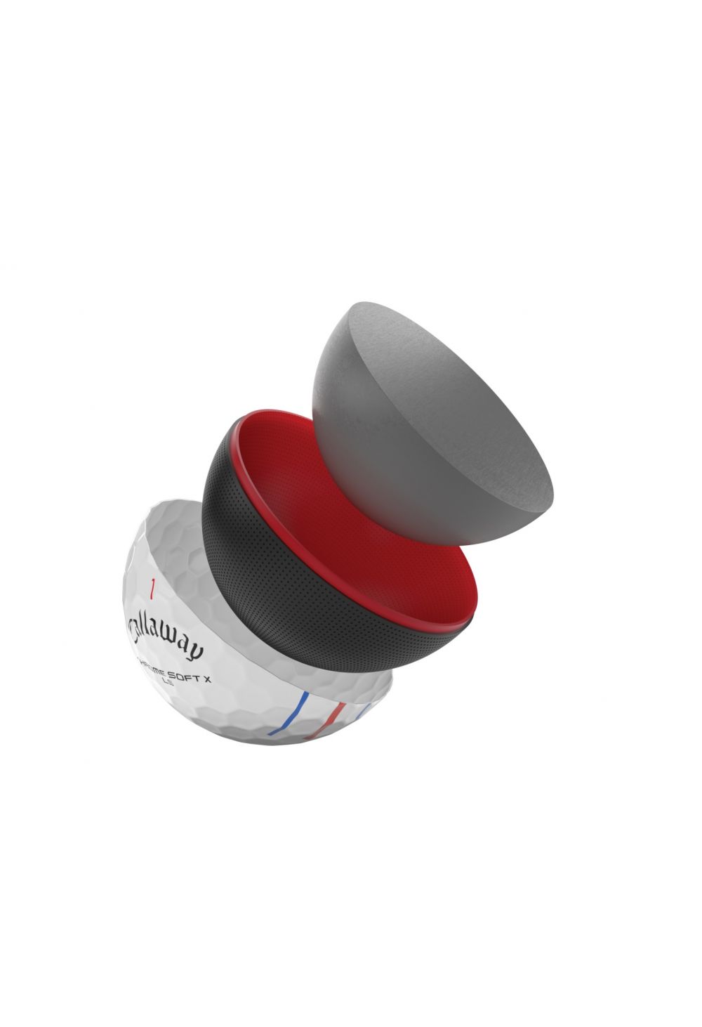 Callaway Chrome Soft X LS Triple Track Balls | White