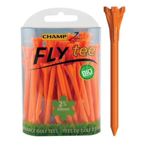 Champ Zarma Fly Tees 2.75" 30 Pack | Orange