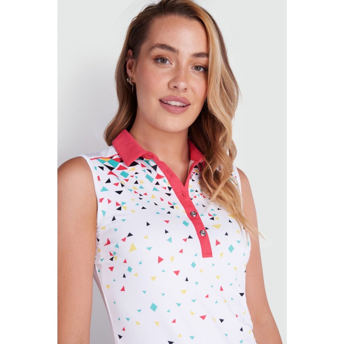 Green Lamb Ladies Enid Sleeveless Golf Polo Shirt SG21866