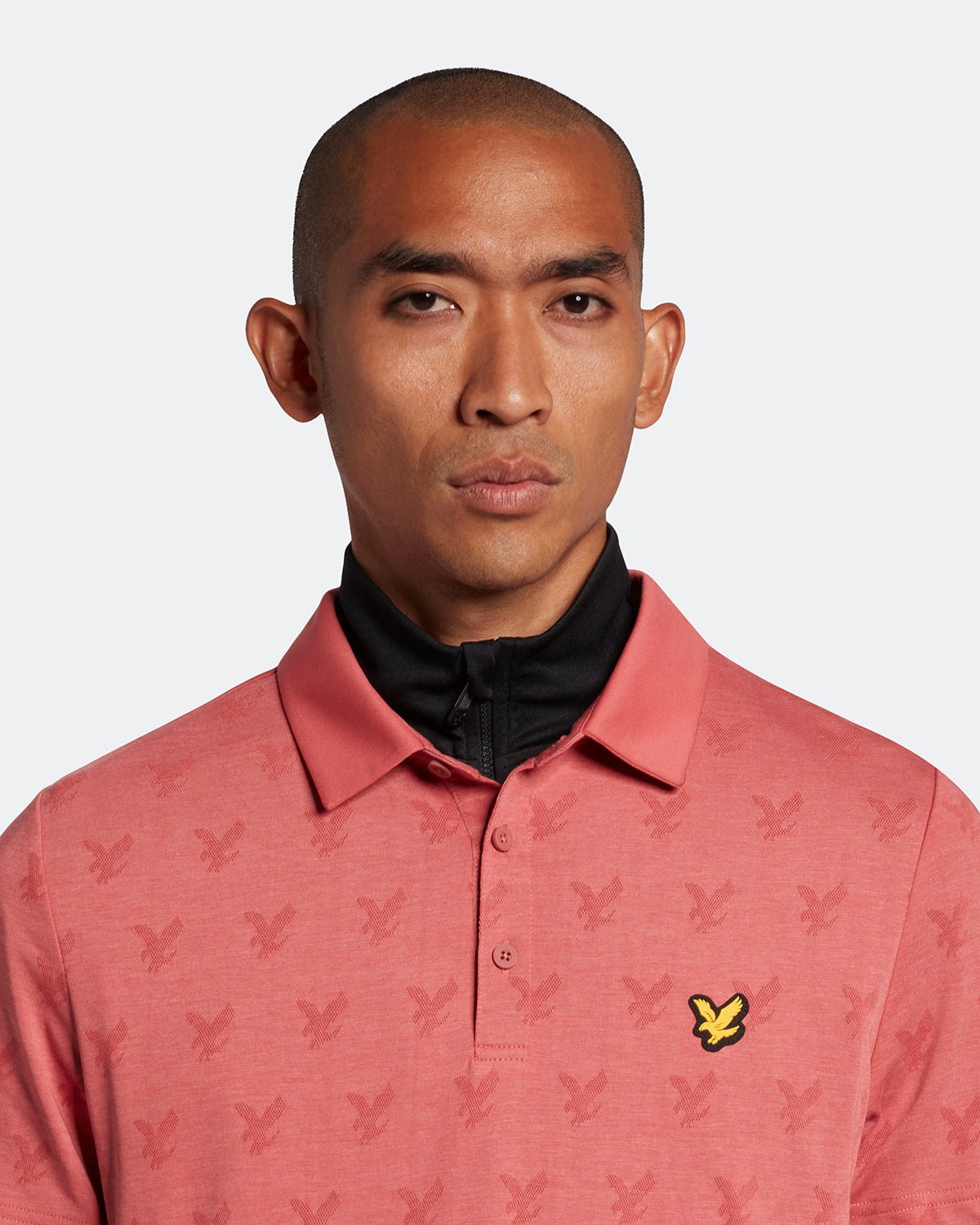 Lyle & Scott Jacquard Golf Polo Shirt SP1562G