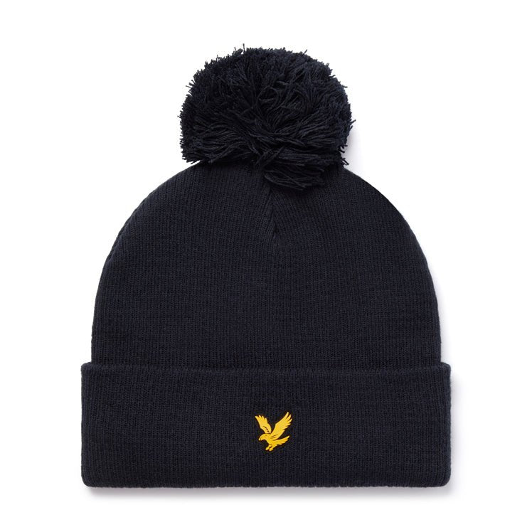 Lyle & Scott Lined Golf Bobble Beanie HE1750G