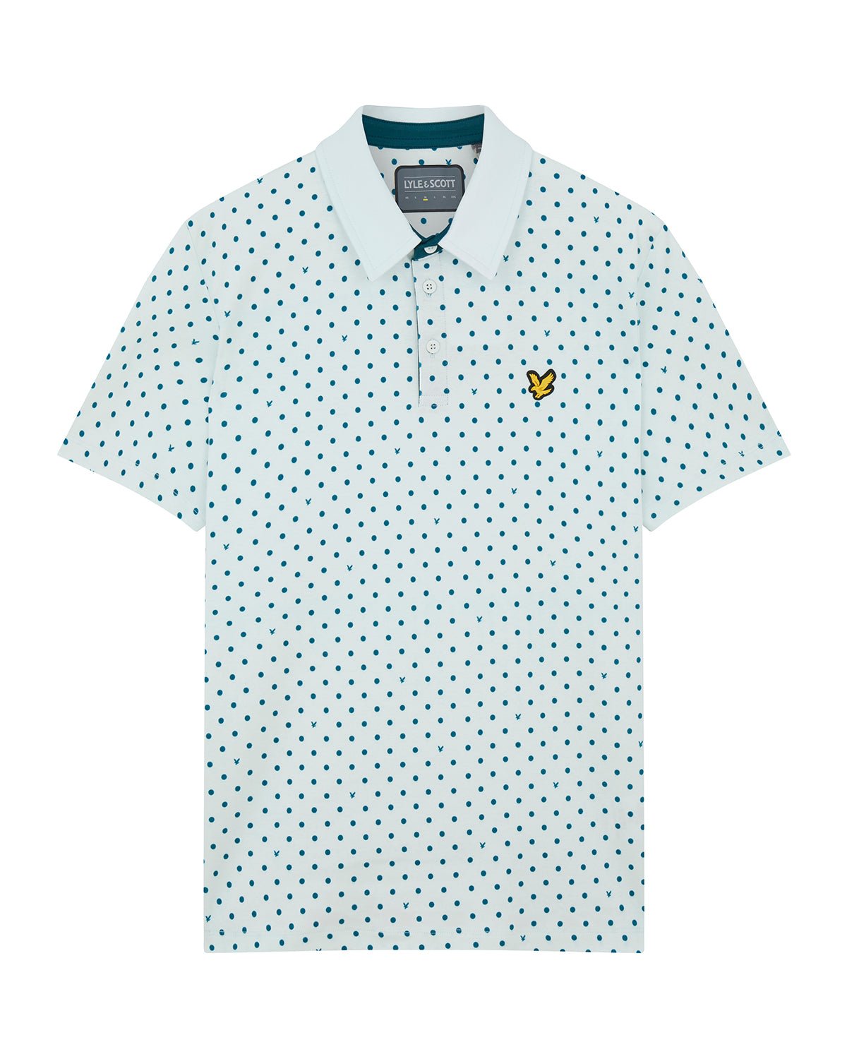 Lyle & Scott Lyle Polka Dot Golf Polo Shirt SP1665G