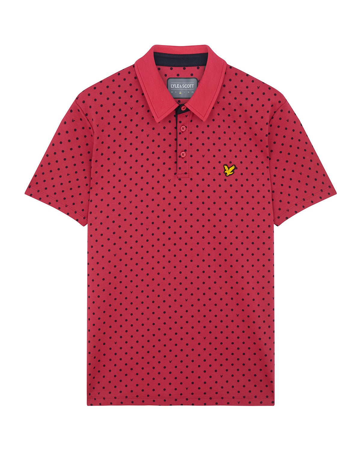 Lyle & Scott Lyle Polka Dot Golf Polo Shirt SP1665G